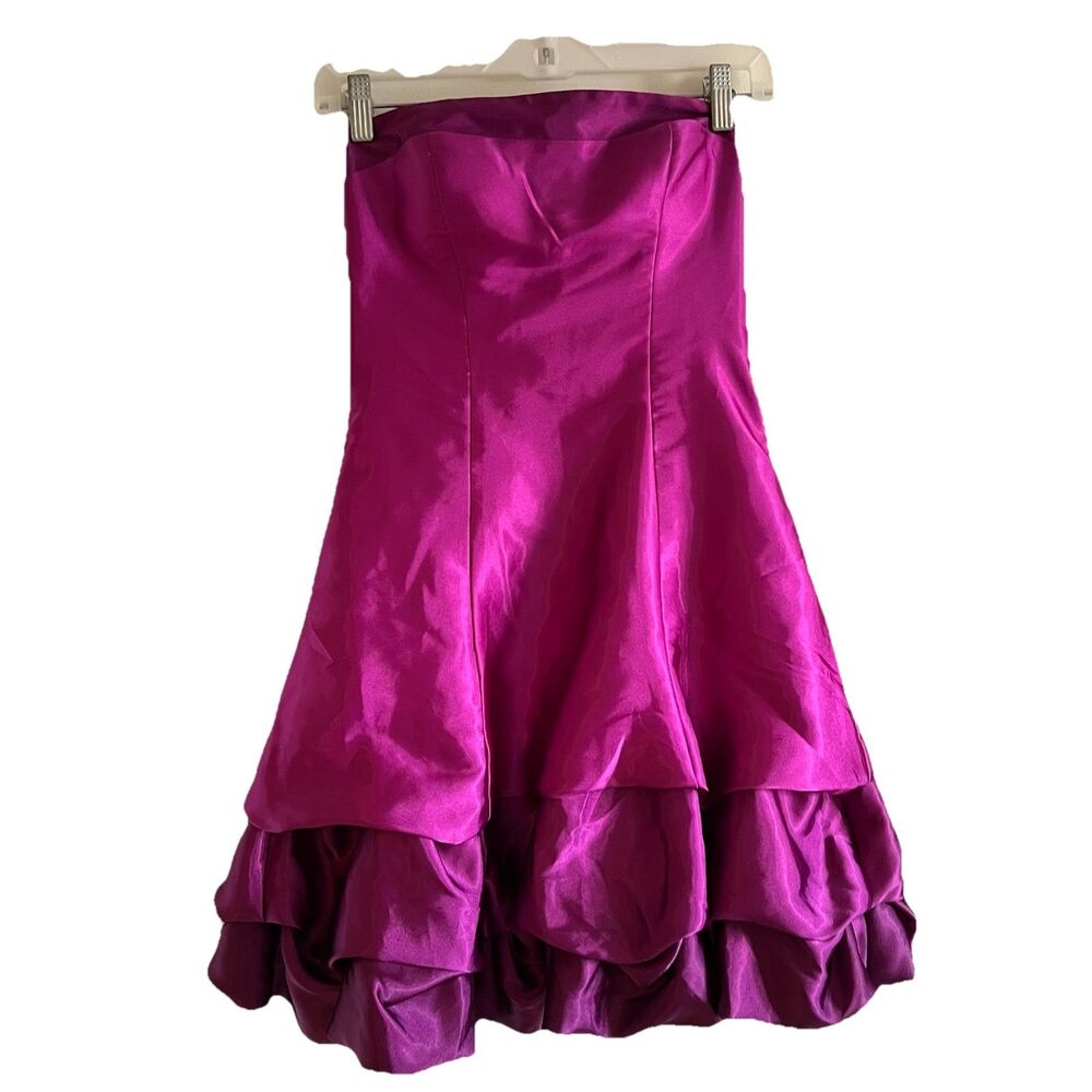 Vtg Morgan Co Prom Dress Mini Gown Pink 5/6 Fit S 90s Y2K Fairy Goth Tulle
